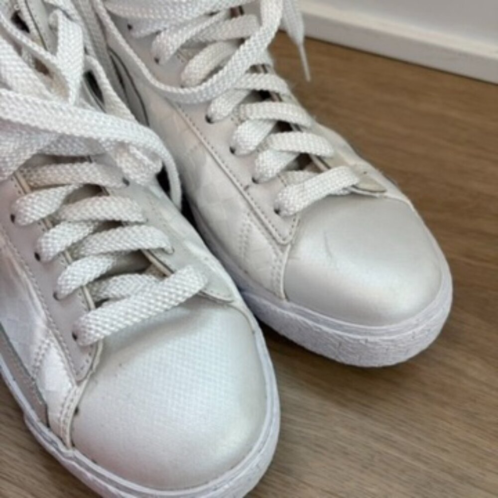 ** Vintage 2008 Nike Blazer Mid '09 Premium White Snakeskin Checker Size 9 - Picture 9 of 9